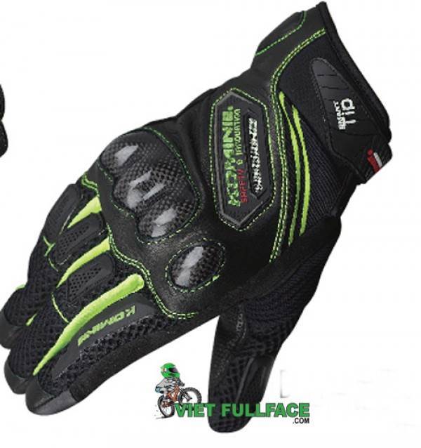 Găng tay Komine - GK167 Carbon Protect Mesh Gloves