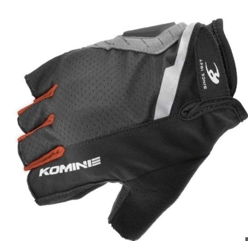 Komine GK259 Protect Fingerless Mesh Glove - Găng tay ngăn ngón