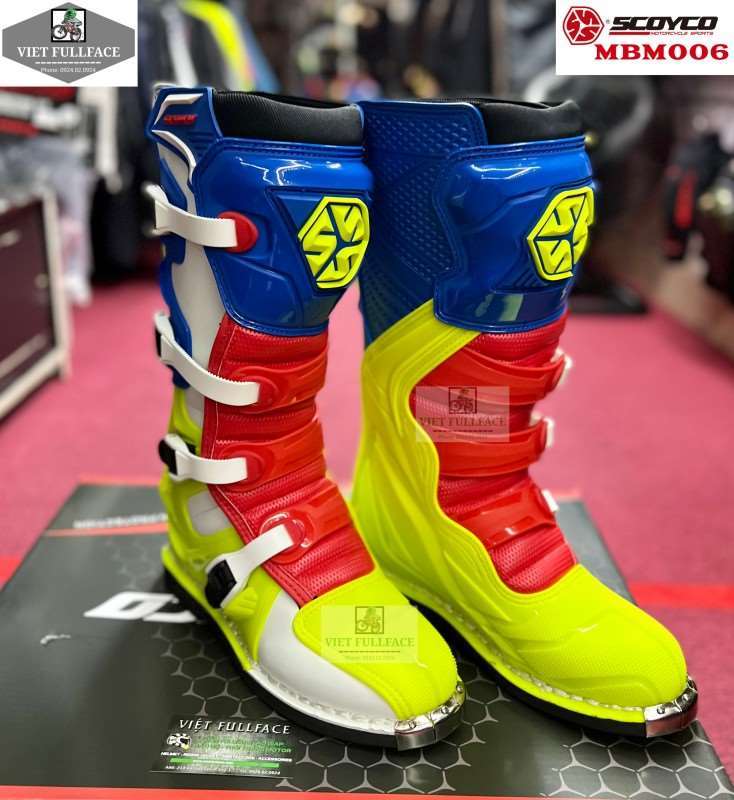 Scoyco MBM006 Motocross Ringding boots  - Giày cào cào  1