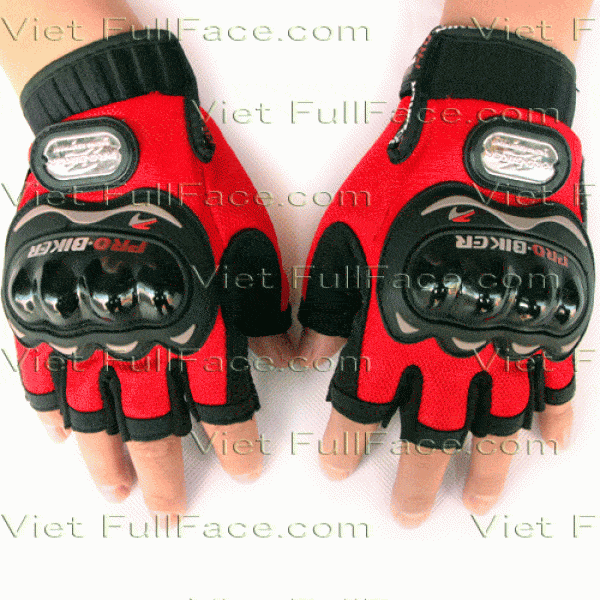 ProBike Gloves - Găng tay Probike cụt ngón Đỏ 1