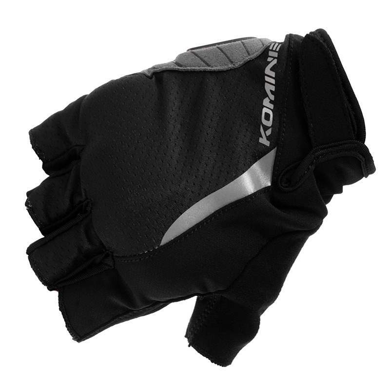 Komine GK-2593 Protect Fingerless Mesh Motorcycle Gloves 2