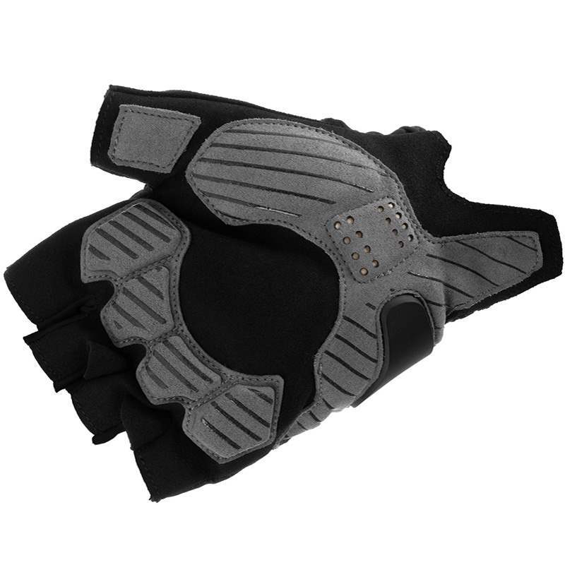 Komine GK-2593 Protect Fingerless Mesh Motorcycle Gloves 4