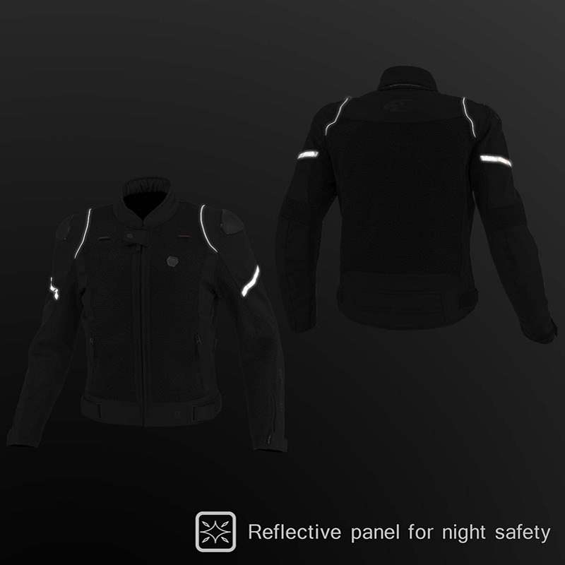 Komine JK-164 Supreme Protect Mesh Motorcycle Jacket 3
