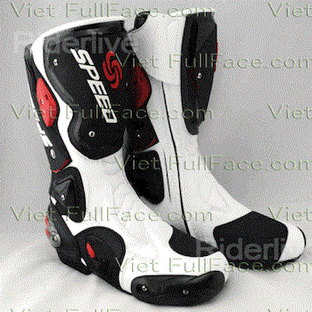Speed Bike motorcycle sports shoes - Giày motor Speed Bike Cổ Cao Trắng