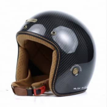 Bulldog Heli Carbon - Mũ 3/4 Cafe Racer