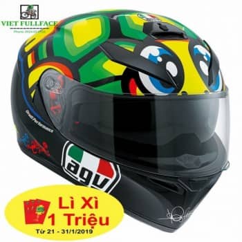 Mũ Bảo Hiểm AGV K3SV Tartaruga ( 2 Kính )