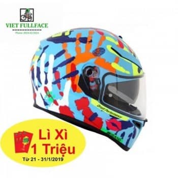 Mũ Bảo Hiểm AGV - K3 SV Misano (2 kính)