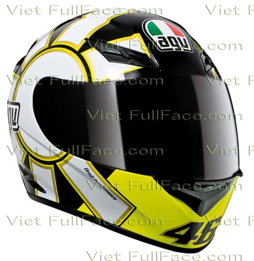 AGV K3 Valentino Rossi Gothic Helmets - Mũ Bảo Hiểm AGV K3- Viet Fullface